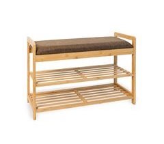 Banco zapatero MOA Vinthera  estantes con asiento acolchado