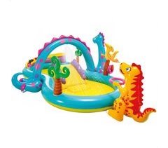 Centro juegos hinchable INTEX dinosaurio 302x229x112 cm - 280 l