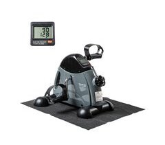 Pedaleador Estático para Piernas y Brazos con Esterilla