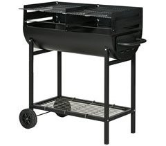 Barbacoa de Carbón Metal Outsunny