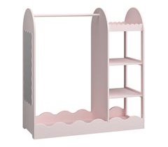 Perchero burro infantil Vestnes con estantería