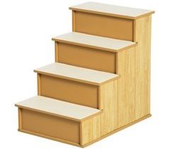 Escalera para Perros MDF, Poliéster PawHut