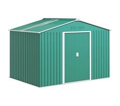 Caseta de Jardín Acero Galvanizado Outsunny