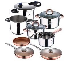 Batería de cocina 5 piezas y sartenes