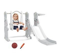 Columpio y Tobogán HDPE, PP AIYAPLAY