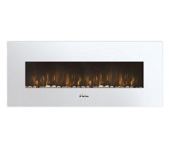 Chimenea Eléctrica Panorámica con luz LED ambiental