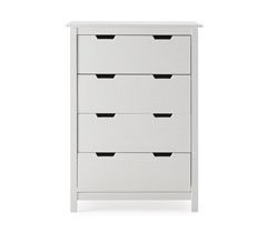 Cómoda JULIETA 4 cajones blanco