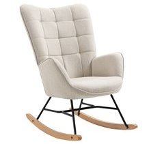 MEUBLES COSY Sillón Mecedora Acolchado De Estilo Moderno