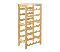 Estantería de vino Äänekoski para 28 botellas bambú