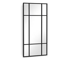 Espejo rectangular con  estructura de metal