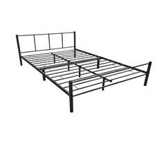 Cama doble Laos con somier metal 161x209