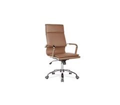 Silla de oficina en Piel sintética Jana con 5 ruedas