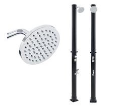 Ducha solar Frerievn con cabezal giratorio grifo 18L casa.pro