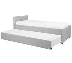 Beliani Cama con somier Poliéster MARMANDE 96x214