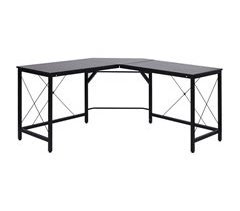 Mesa de Ordenador MDF y Metal HOMCOM, oficina - escritorios 150x150