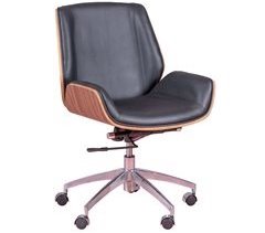 Silla de oficina en piel italiana - Nordic