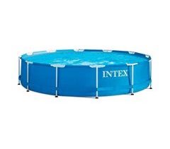 Piscina redonda metal frame intex + depuradora