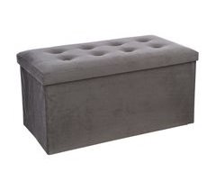 Puf Plegable Doble Lysandre  Terciopelo Contemporáneo