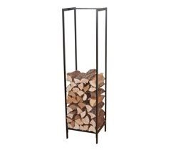 Soporte para leña Taarbæk duradero acero