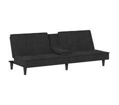 Sofá cama con portavasos