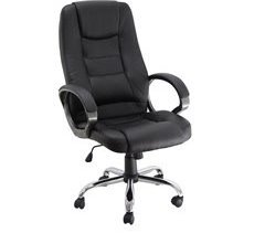 Silla de director CH1 polipiel negro