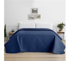 Vipalia Colcha bouti para cama. Colcha cubre cama acolchada reversible. Modelo Rombos