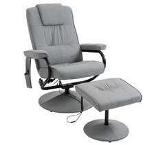 Sillón de Masaje PU, Acero HOMCOM, hogar - sofás y butacas