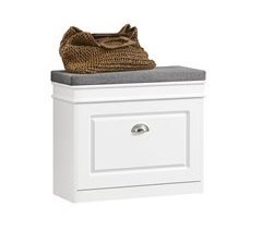 Banco Zapatero con 1 Cajón FSR82-K-W SoBuy