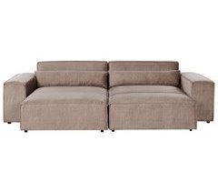 Beliani Sofá esquinero Poliéster HELLNAR