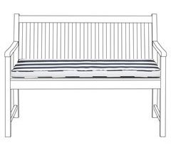 Beliani Cojines de asiento VIVARA 112x54