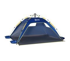 Tienda de Playa Poliéster Outsunny, deportes y ocio - playa