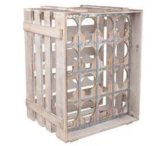 Cajón botellero de madera