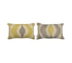 2 Fundas de cojín decorativo 85% algodón 15% lino FORMENTERA