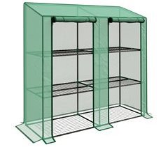 Invernadero de Jardín Acero, PE Outsunny