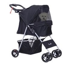 Cochecito para Mascotas Acero, Tela Oxford PawHut