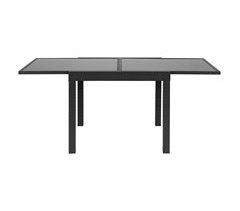 Mesa extensible de jardín ALYA gris oscuro