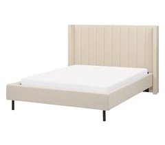 Beliani Cama con somier Bouclé VILLETTE 165x222