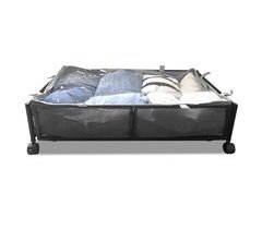 Organizador Metálico Bajo Cama con Ruedas – Almacenaje Plegable