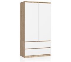 Armario S90 AKORD 2 cajones 2 puertas color Aliso 90