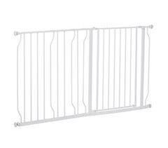 Barrera de Seguridad Acero, ABS PawHut