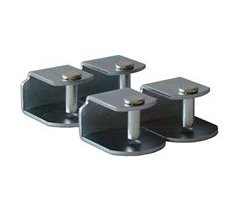 Pack 4 abrazaderas metálicas para somier antiruido