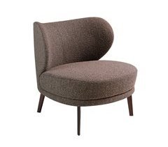 Sillón tapizado tela