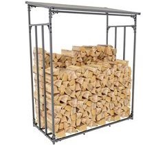 Cobertizo para leña Ruston de acero 130