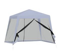 Carpa de Jardín Metal, Poliéster Outsunny 300x300