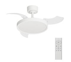 Ventilador techo JULIA S retractil led motor DC 
