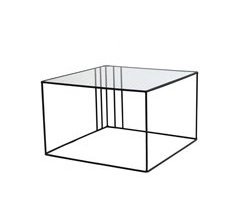 Mesa de café en vidrio