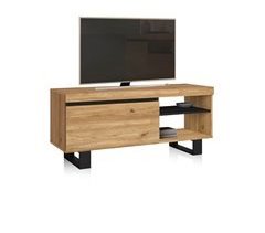 Mueble TV Ebos UP 120 Roble Nude - Ceniza