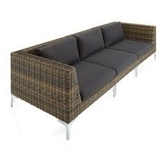Pieza modular para conjunto de ratán