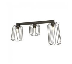 Regleta de techo Coberti (3 luces) Acero  Moderno