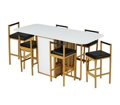 Conjunto de mesas y sillas de comedor